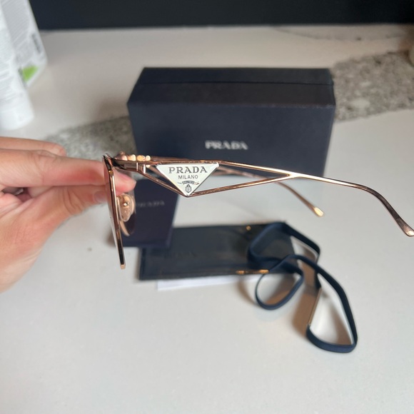 Prada Pink Rose Sunglasses - Picture 7 of 10